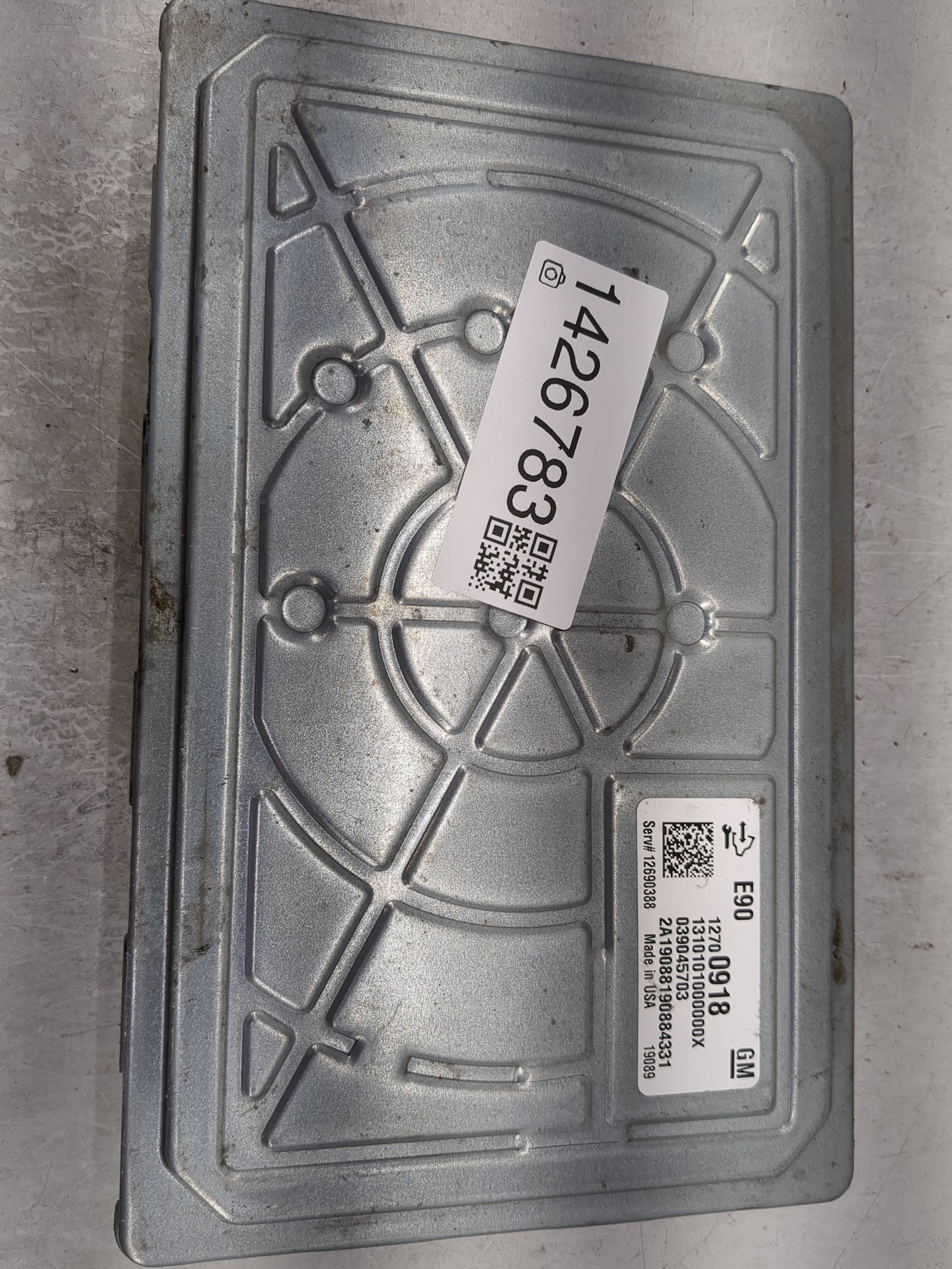 2019-2021 Chevrolet Silverado 1500 PCM Engine Control Computer ECU ECM PCU OEM P/N:12690388 Fits Fits 2019 2020 2021 OEM Use