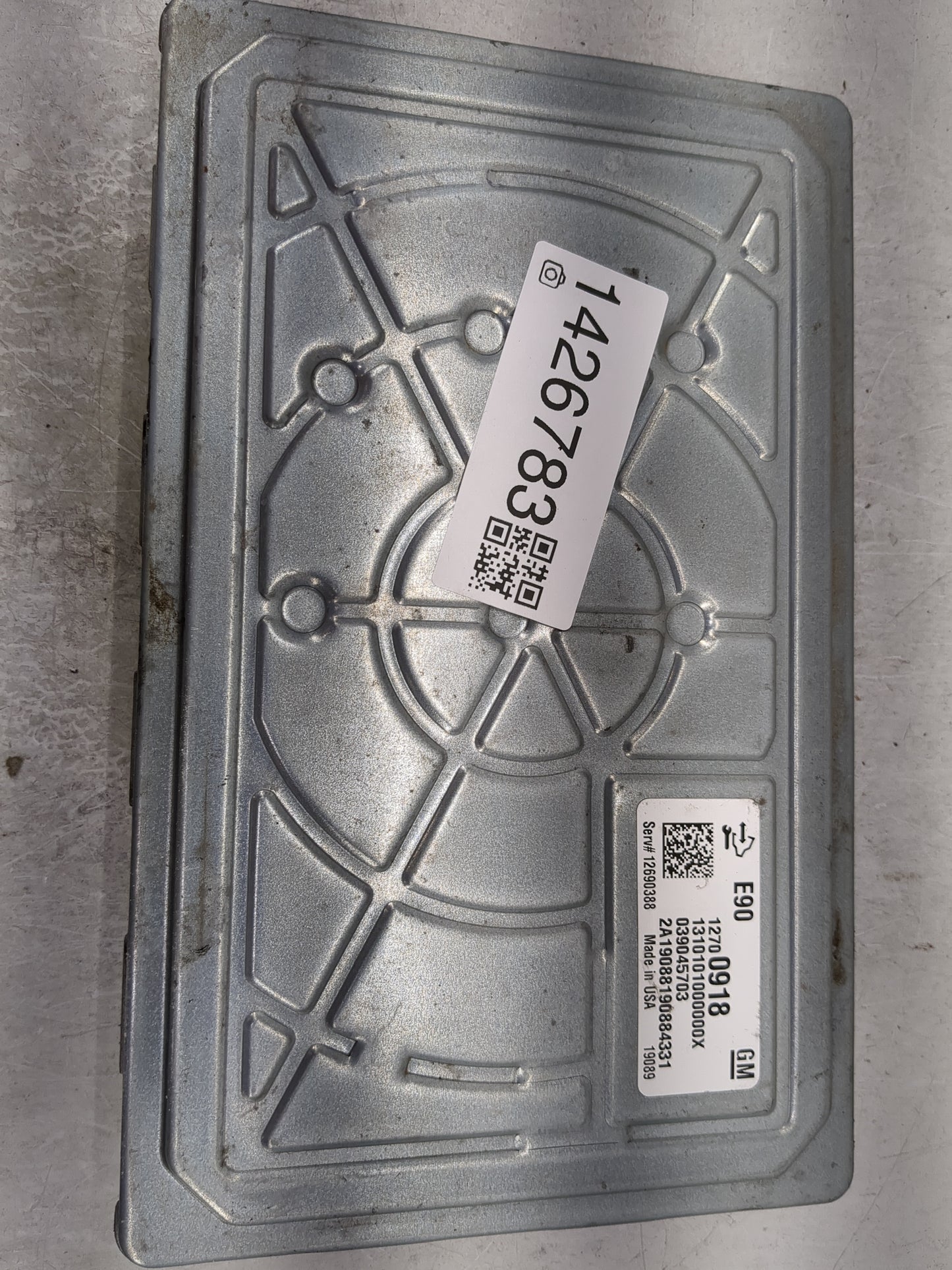 2019-2021 Chevrolet Silverado 1500 PCM Engine Control Computer ECU ECM PCU OEM P/N:12690388 Fits Fits 2019 2020 2021 OEM Use