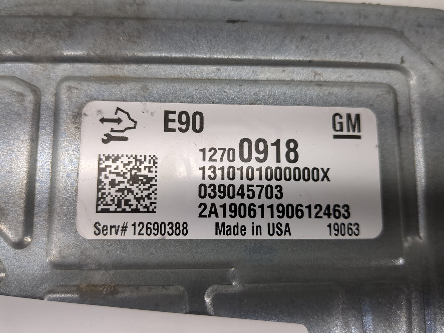 2019-2021 Chevrolet Silverado 1500 PCM Engine Control Computer ECU ECM PCU OEM P/N:039045703 12700918 Fits Fits 2019 2020 20