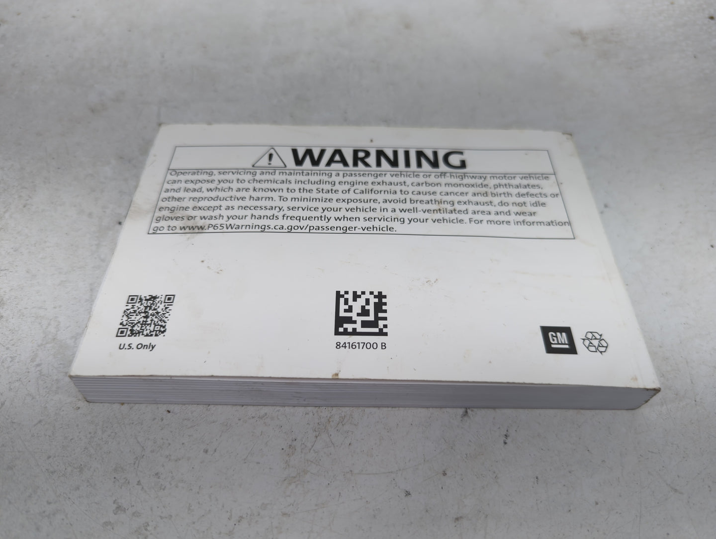 2019 Chevrolet Silverado 1500 Owners Manual Book Guide P/N:84161700 OEM Used Auto Parts - Oemusedautoparts1.com