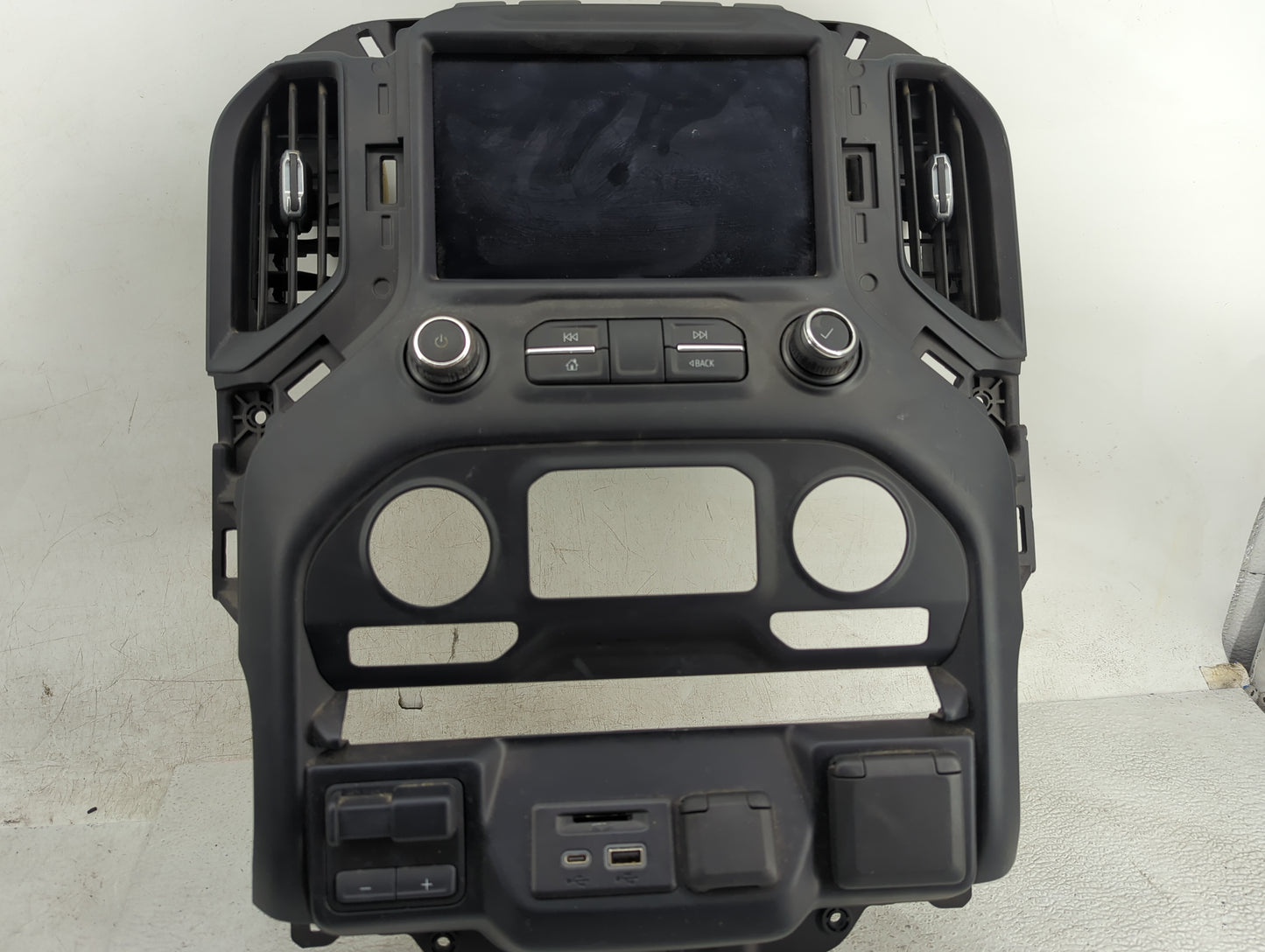 2019-2020 Chevrolet Silverado 1500 Radio Control Panel Black - Oemusedautoparts1.com
