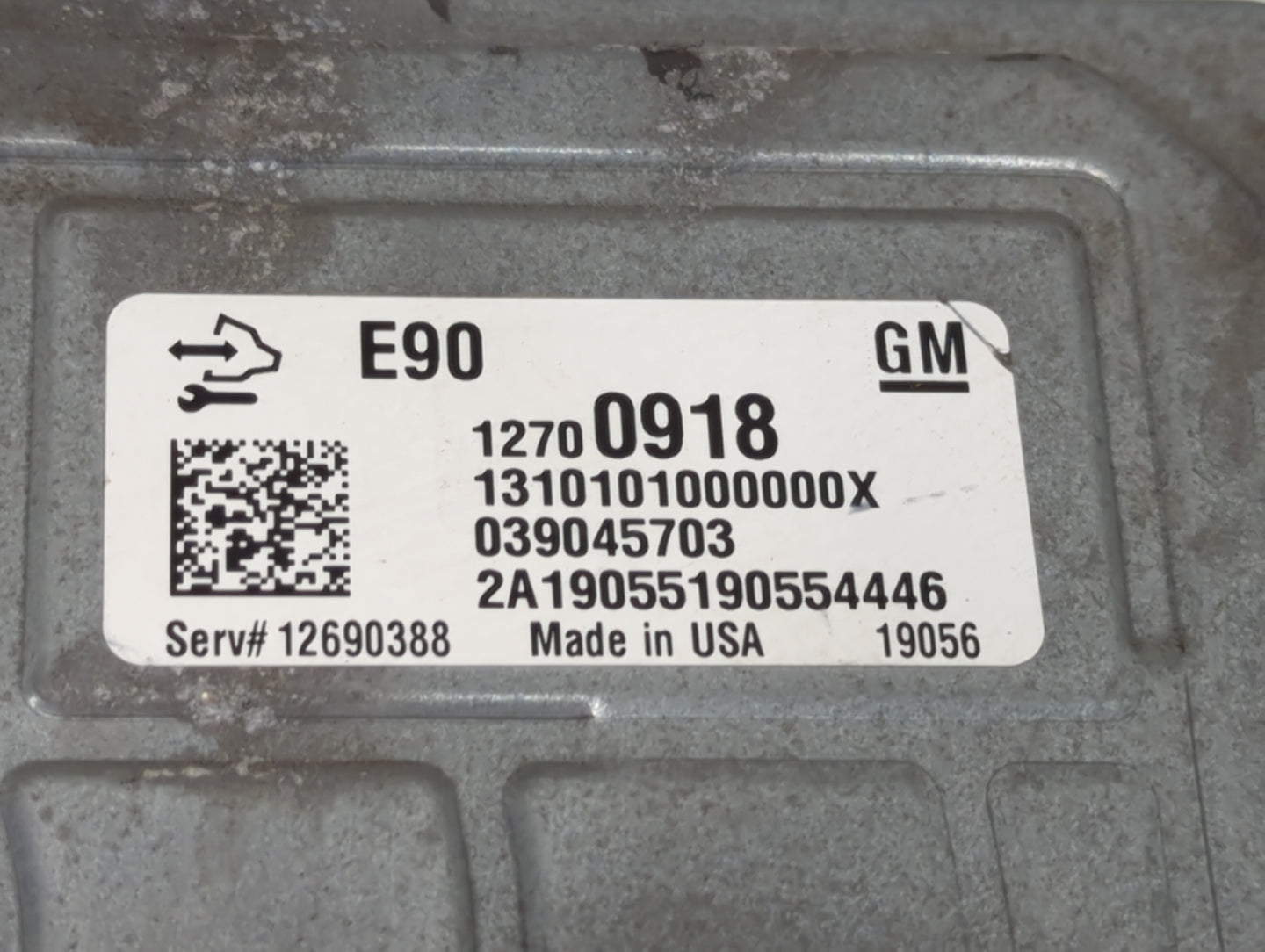 2019-2021 Chevrolet Silverado 1500 PCM Engine Control Computer ECU ECM PCU OEM P/N:12700918 12690388 Fits Fits 2019 2020 202