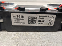 2018-2019 Chevrolet Silverado 1500 Instrument Cluster Speedometer Gauges P/N:84597916 28651562 Miles:71K Fits Fits 2018 2019