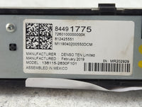 2020-2022 Chevrolet Silverado 1500 Radio AM FM Cd Player Receiver Replacement P/N:84491775 1381152830F101 Fits Fits 2020 202