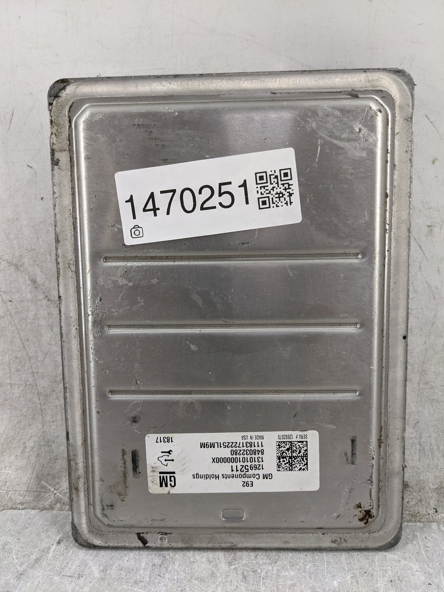 2019 Chevrolet Silverado 1500 PCM Engine Control Computer ECU ECM PCU OEM P/N:12695211 12592070 Fits Fits 2018 2020 2021 OEM