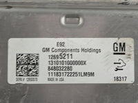 2019 Chevrolet Silverado 1500 PCM Engine Control Computer ECU ECM PCU OEM P/N:12695211 12592070 Fits Fits 2018 2020 2021 OEM