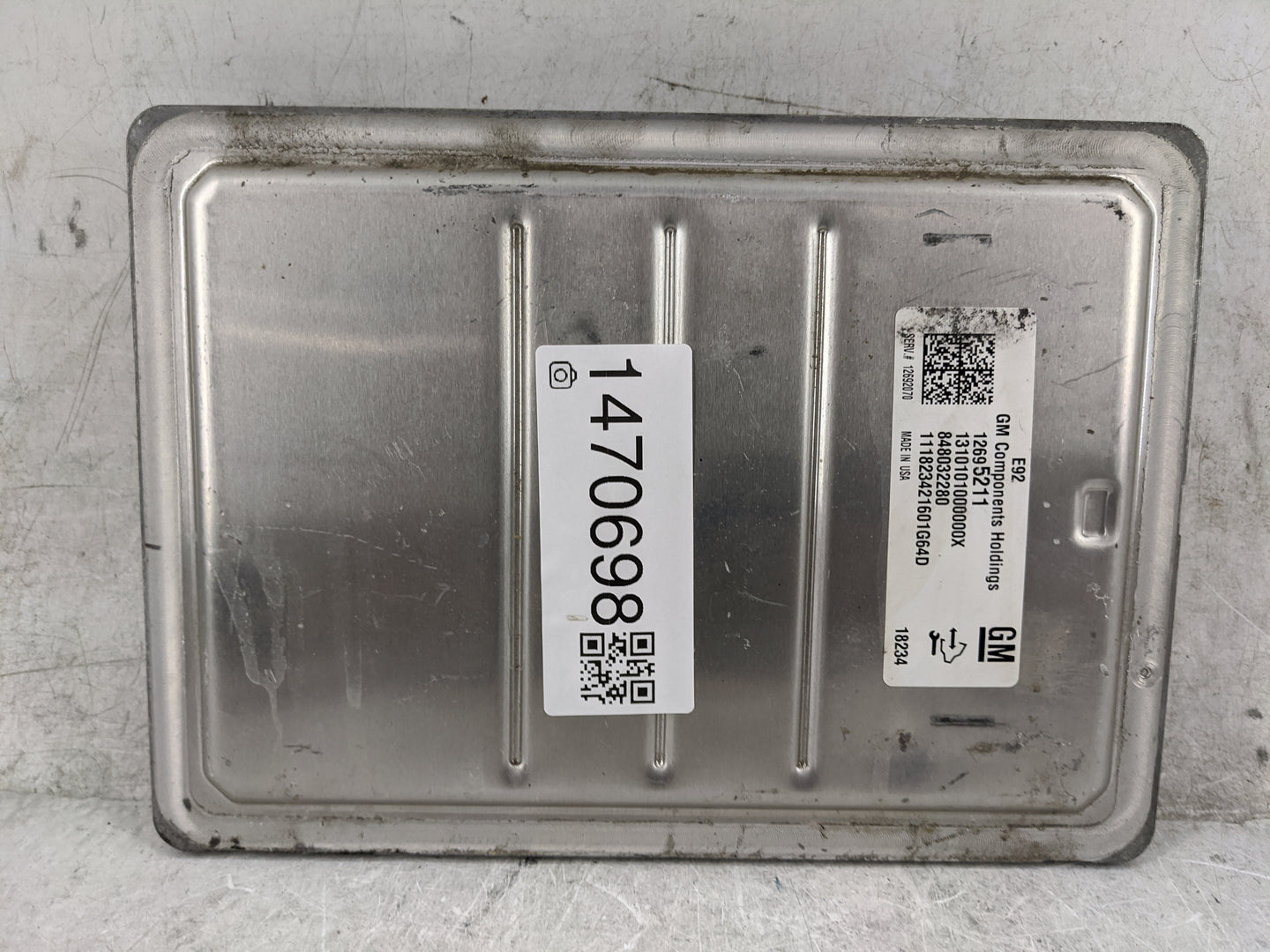 2019 Chevrolet Silverado 1500 PCM Engine Control Computer ECU ECM PCU OEM P/N:12695211 24596927 Fits Fits 2018 2020 2021 OEM