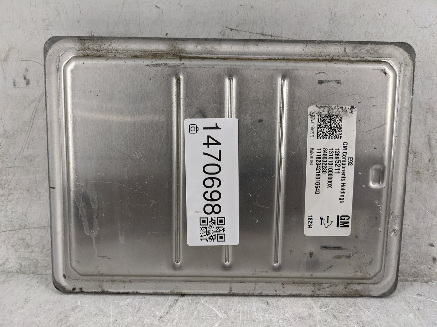 2019 Chevrolet Silverado 1500 PCM Engine Control Computer ECU ECM PCU OEM P/N:12695211 24596927 Fits Fits 2018 2020 2021 OEM