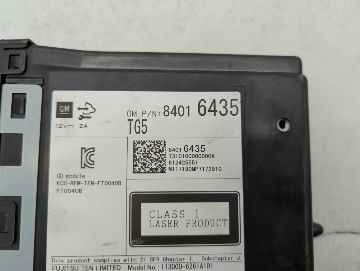 2015-2019 Chevrolet Silverado 1500 Radio AM FM Cd Player Receiver Replacement P/N:13594481 84016435 Fits OEM Used Auto Parts