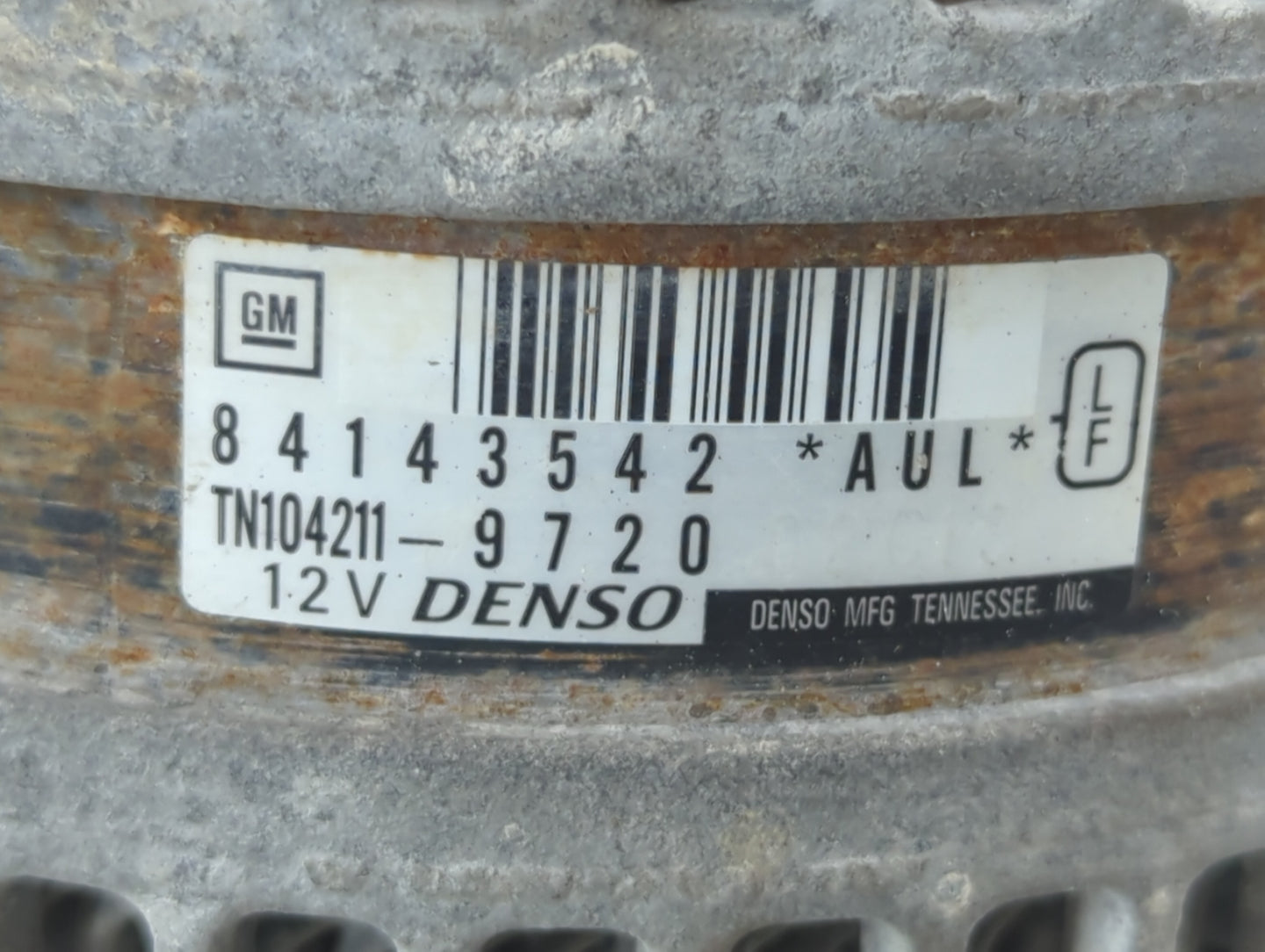 2019 Chevrolet Silverado 2500 Alternator Replacement Generator Charging Assembly Engine OEM P/N:TN104211-9720 84143542 Fits 