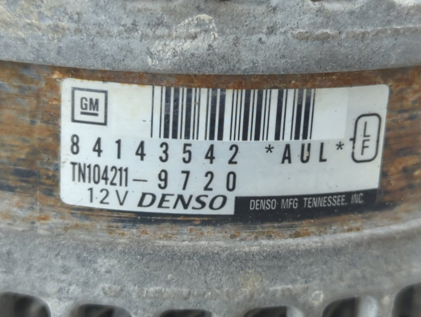 2019 Chevrolet Silverado 2500 Alternator Replacement Generator Charging Assembly Engine OEM P/N:TN104211-9720 84143542 Fits 