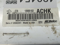 2019 Chevrolet Silverado 2500 PCM Engine Control Computer ECU ECM PCU OEM P/N:12695102 12668986 Fits Fits 2017 2018 2020 202