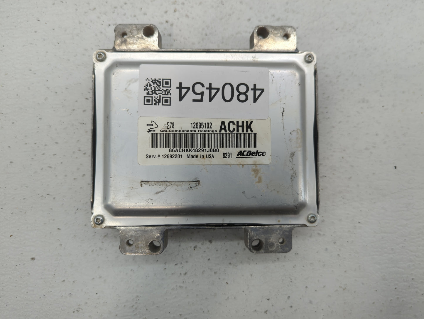 2019 Chevrolet Silverado 2500 PCM Engine Control Computer ECU ECM PCU OEM P/N:12695102 12668986 Fits Fits 2017 2018 2020 202