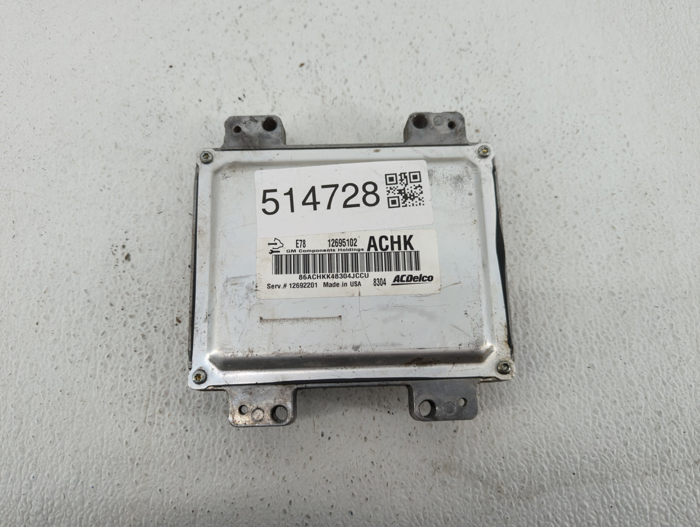 2019 Chevrolet Silverado 2500 PCM Engine Control Computer ECU ECM PCU OEM P/N:12692201 12695102 Fits Fits 2017 2018 2020 202