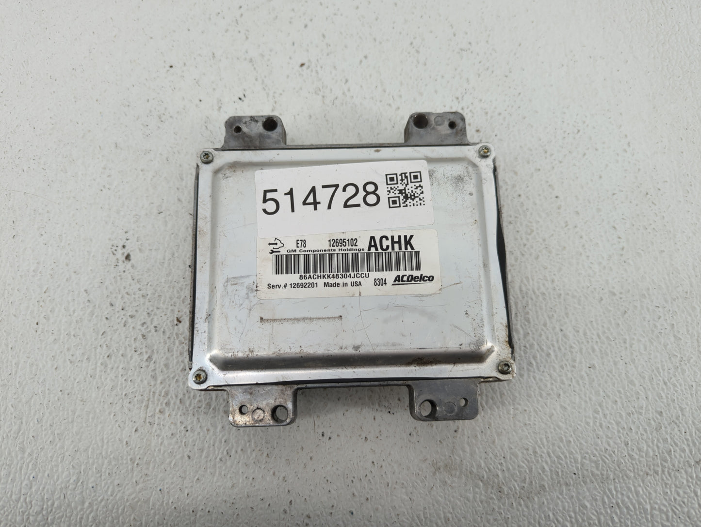 2019 Chevrolet Silverado 2500 PCM Engine Control Computer ECU ECM PCU OEM P/N:12692201 12695102 Fits Fits 2017 2018 2020 202