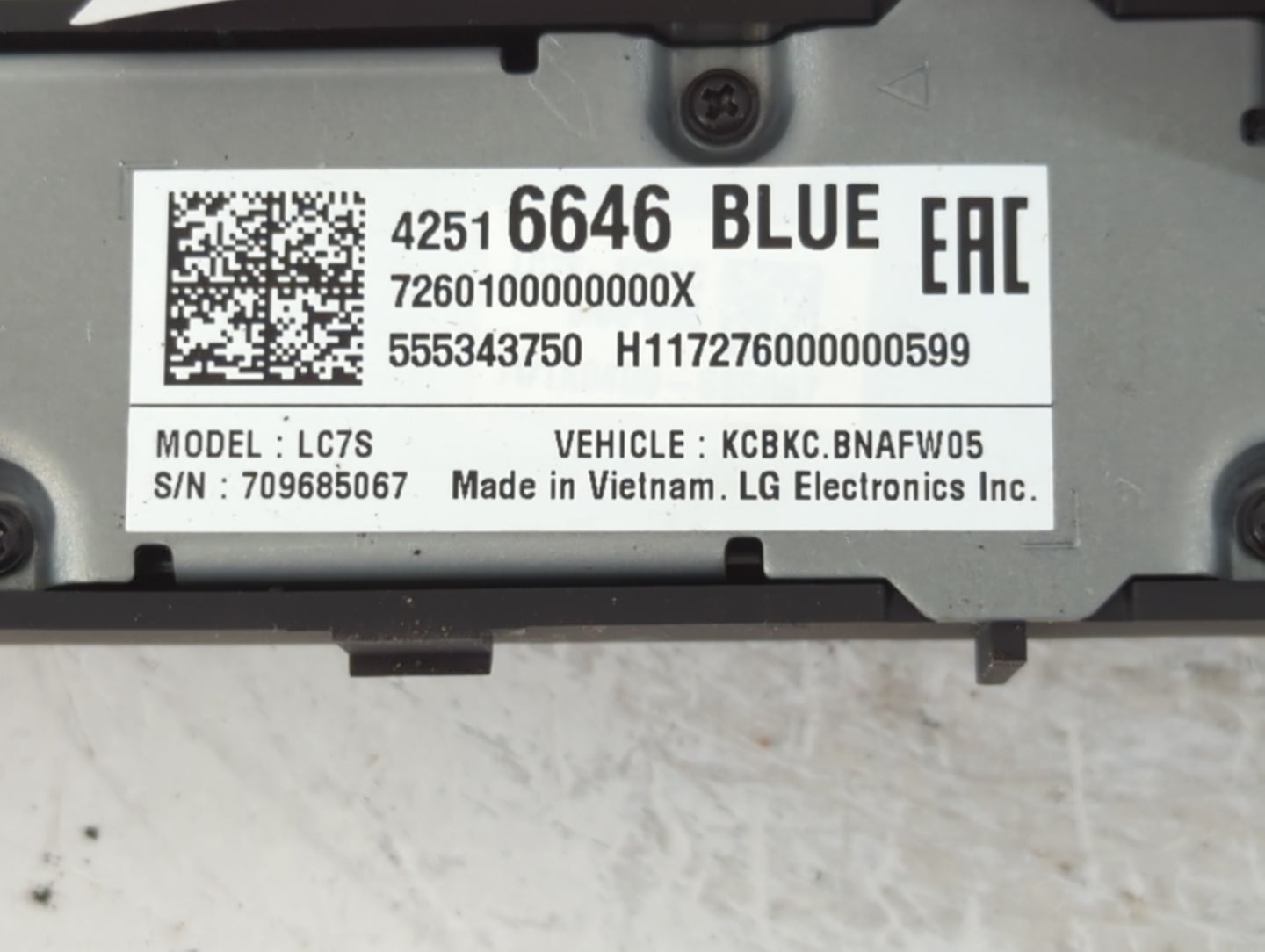 2016-2018 Chevrolet Silverado 2500 Radio AM FM Cd Player Receiver Replacement P/N:42516646 Fits Fits 2016 2017 2018 2019 OEM