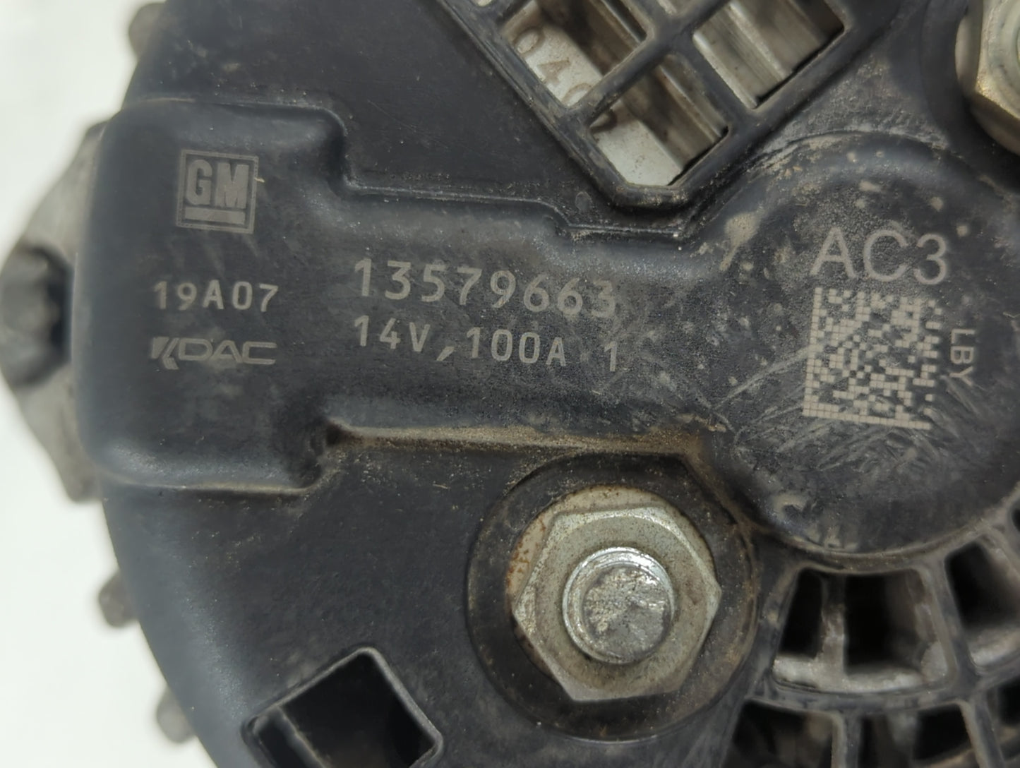 2012-2019 Chevrolet Sonic Alternator Replacement Generator Charging Assembly Engine OEM P/N:13579663 Fits OEM Used Auto Part