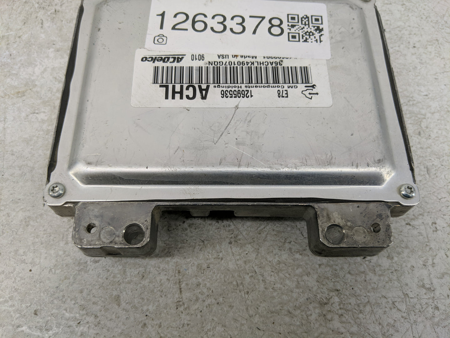 2017-2019 Chevrolet Sonic PCM Engine Control Computer ECU ECM PCU OEM P/N:12695536 Fits Fits 2017 2018 2019 2020 2021 OEM Us