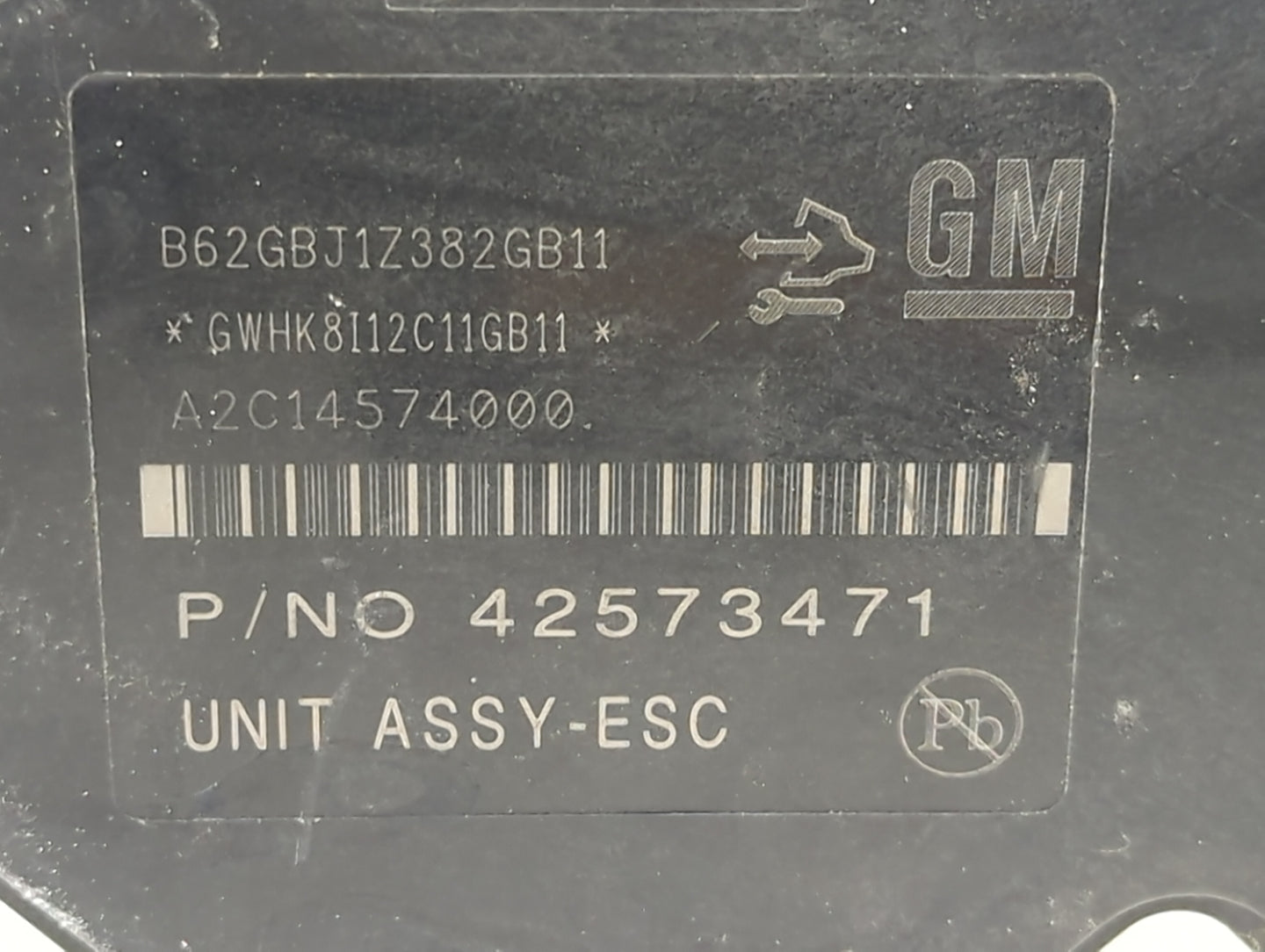 2017-2019 Chevrolet Sonic ABS Pump Control Module Replacement P/N:42573471 Fits Fits 2017 2018 2019 OEM Used Auto Parts - Oe