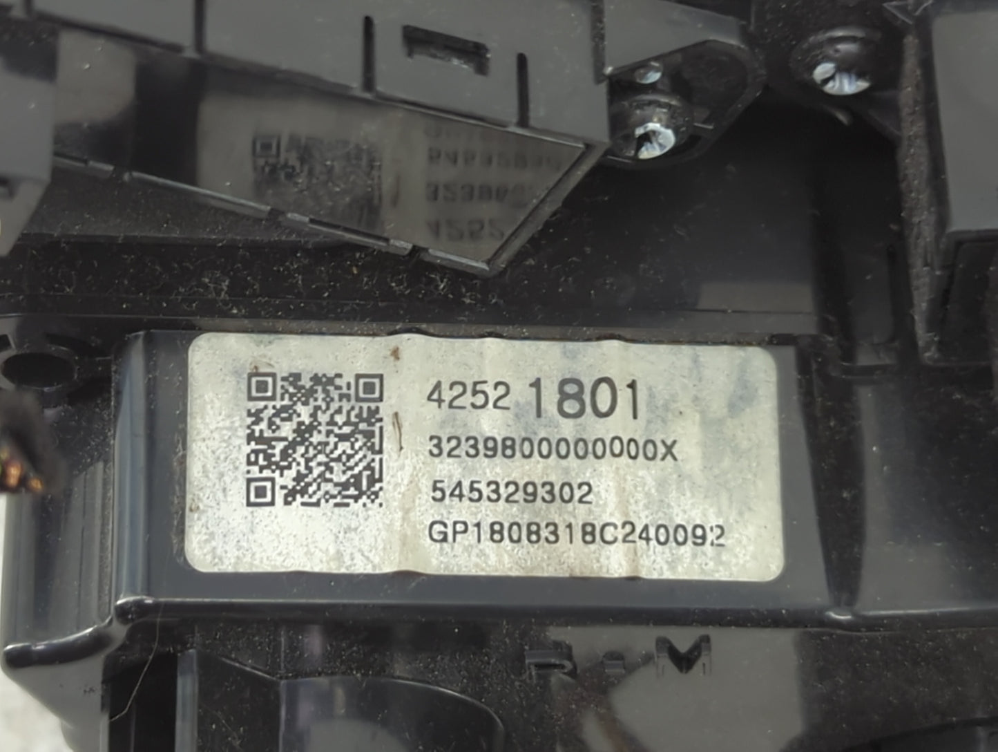 2017-2019 Chevrolet Sonic Climate Control Module Temperature AC/Heater Replacement P/N:42521801 3239800000000X Fits OEM Used