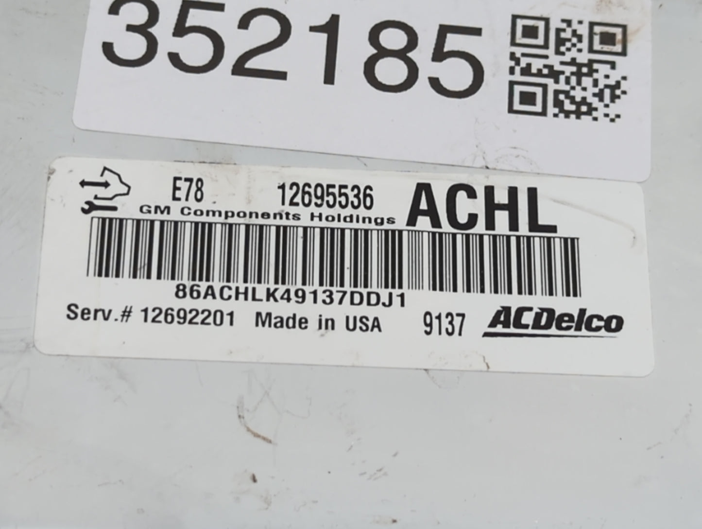 2017-2018 Chevrolet Sonic PCM Engine Control Computer ECU ECM PCU OEM P/N:12697793 12706635, 12679097 Fits Fits 2017 2018 20