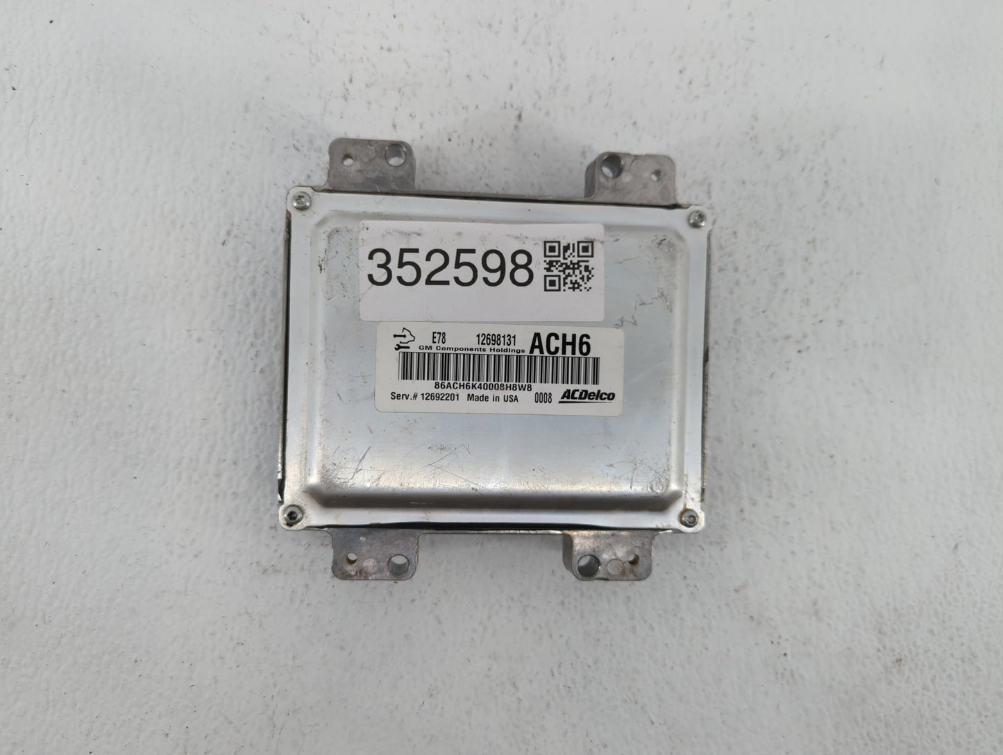 2017-2018 Chevrolet Sonic PCM Engine Control Computer ECU ECM PCU OEM P/N:12697793 12706635, 12679097 Fits Fits 2017 2018 20