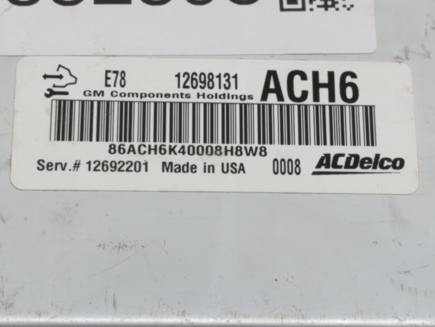 2017-2018 Chevrolet Sonic PCM Engine Control Computer ECU ECM PCU OEM P/N:12697793 12706635, 12679097 Fits Fits 2017 2018 20