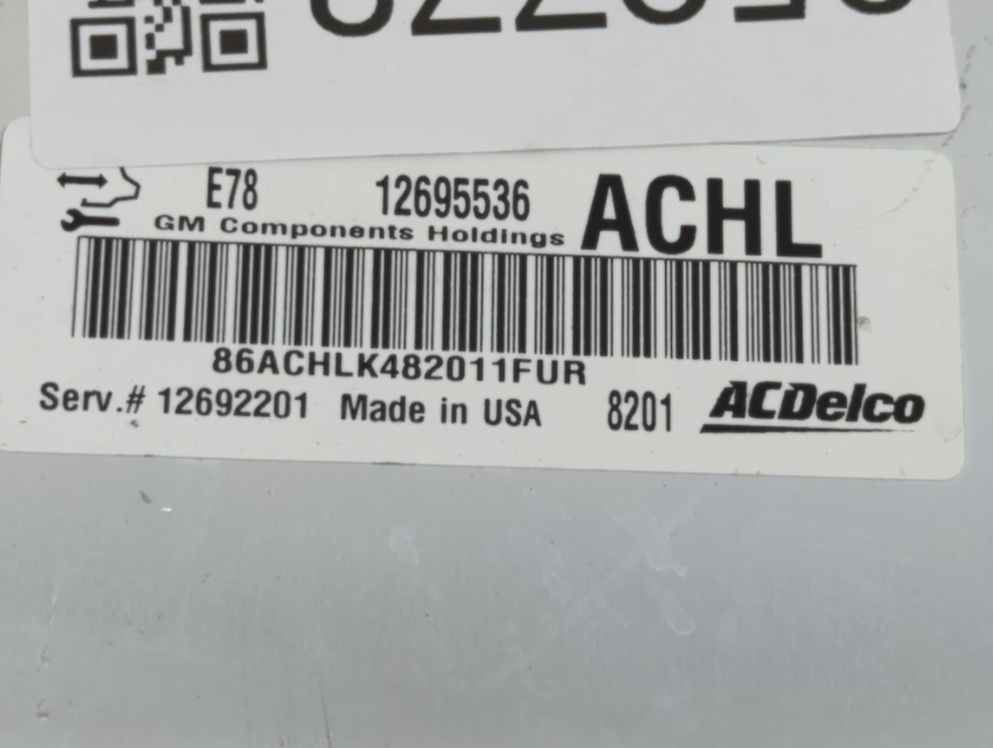 2017-2018 Chevrolet Sonic PCM Engine Control Computer ECU ECM PCU OEM P/N:12697793 12706635, 12679097 Fits Fits 2017 2018 20