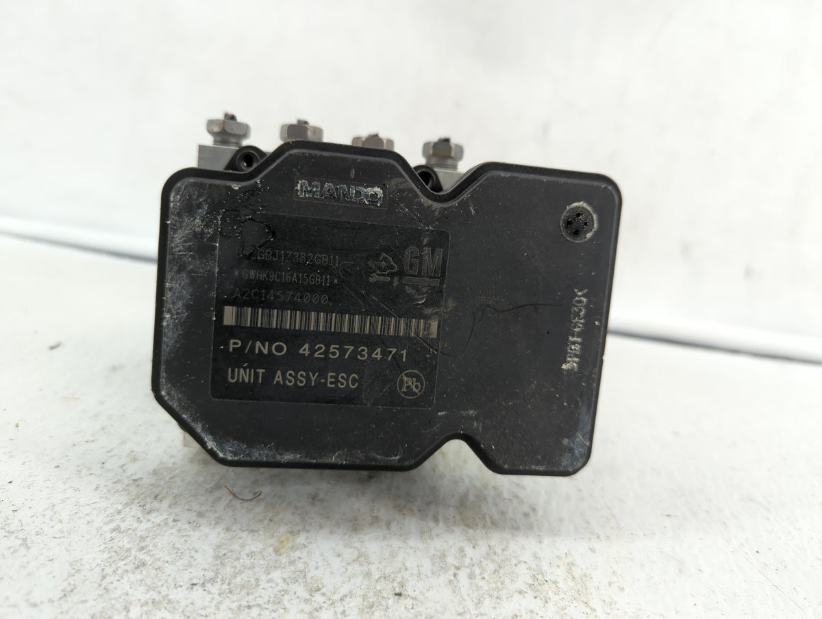 2017-2019 Chevrolet Sonic Anti-Lock Brake ABS Pump Module Actuator OEM P/N:078286829 42573471, 42520672 Fits Fits 2017 2018 