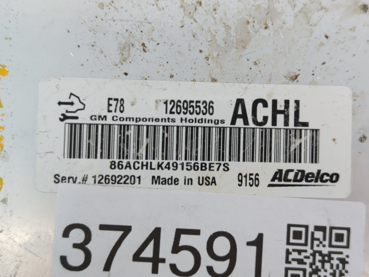 2017-2018 Chevrolet Sonic PCM Engine Control Computer ECU ECM PCU OEM P/N:12697793 12706635, 12679097 Fits Fits 2017 2018 20
