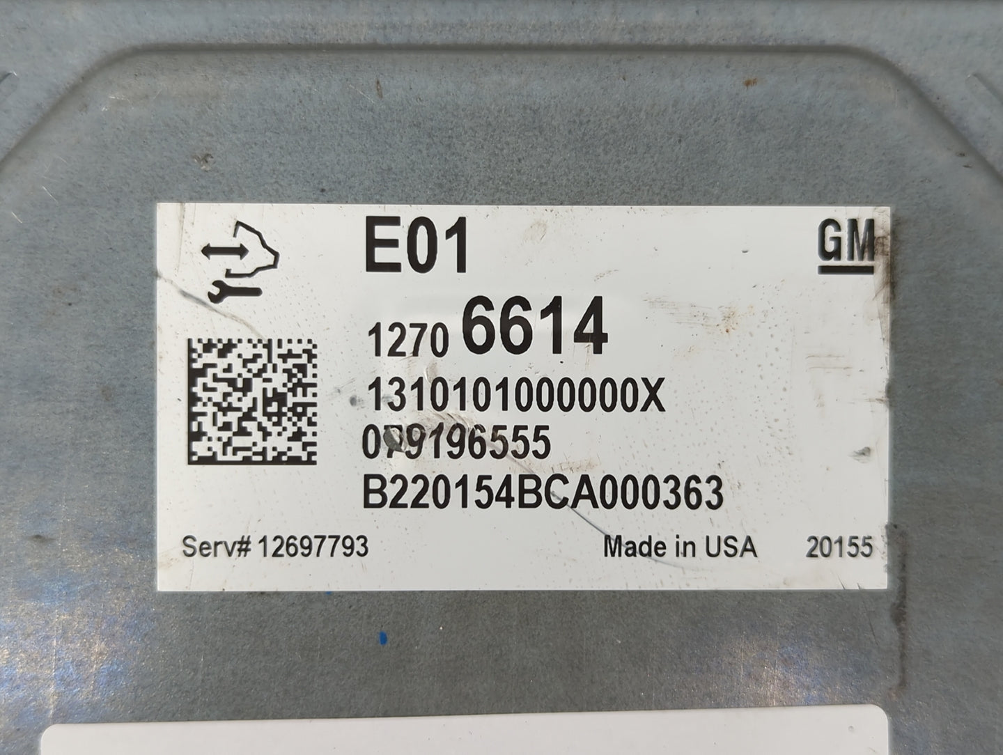 2017-2018 Chevrolet Sonic PCM Engine Control Computer ECU ECM PCU OEM P/N:1266898 12697793, 12706635 Fits Fits 2017 2018 201
