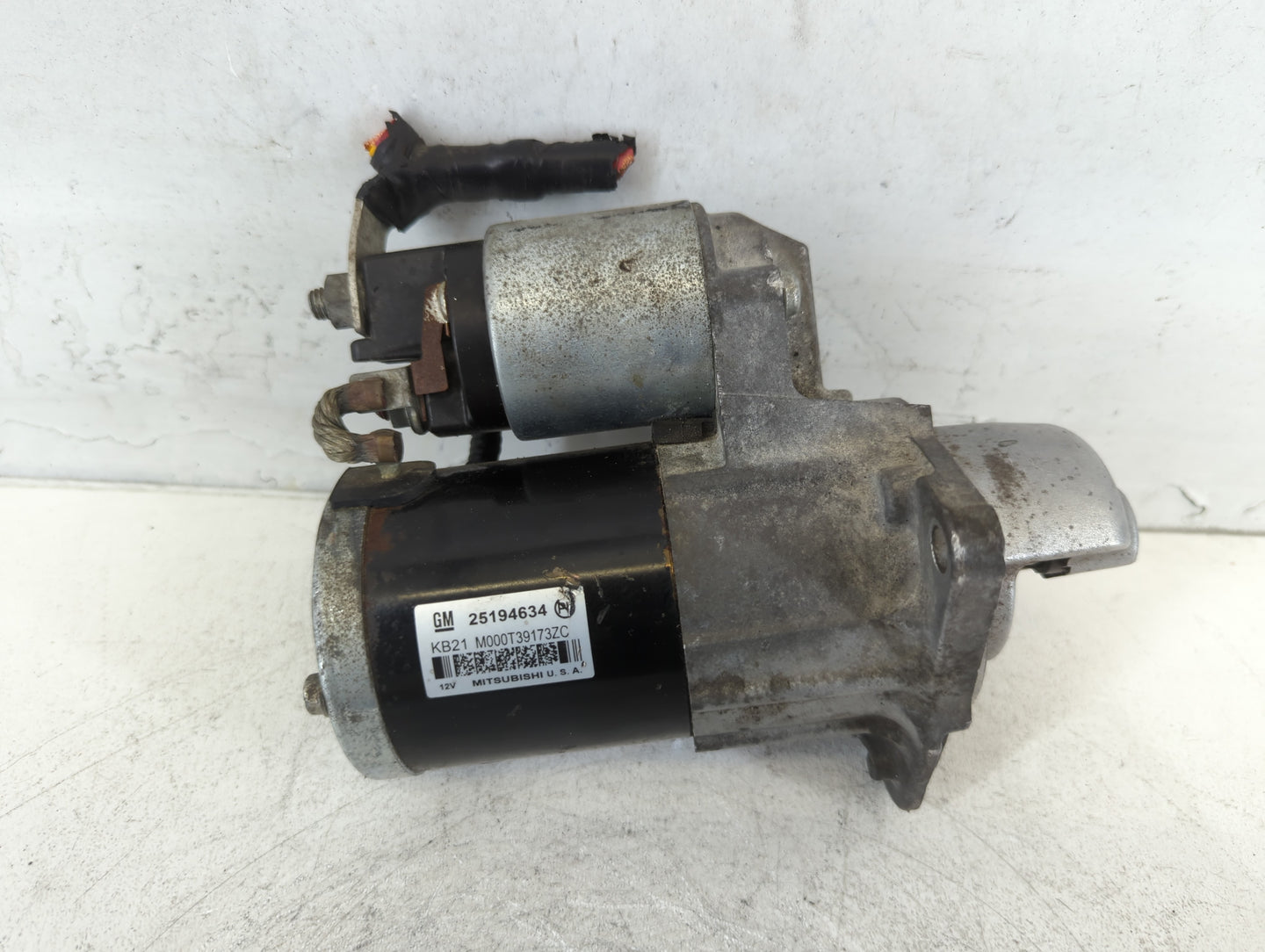 2012-2019 Chevrolet Sonic Car Starter Motor Solenoid OEM P/N:25194634 M000T39173ZC Fits OEM Used Auto Parts - Oemusedautopar