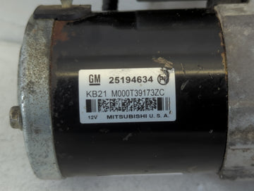 2012-2019 Chevrolet Sonic Car Starter Motor Solenoid OEM P/N:25194634 M000T39173ZC Fits OEM Used Auto Parts