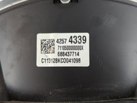 2017-2019 Chevrolet Sonic Instrument Cluster Speedometer Gauges P/N:688437714 42574339 Fits Fits 2017 2018 2019 OEM Used Aut