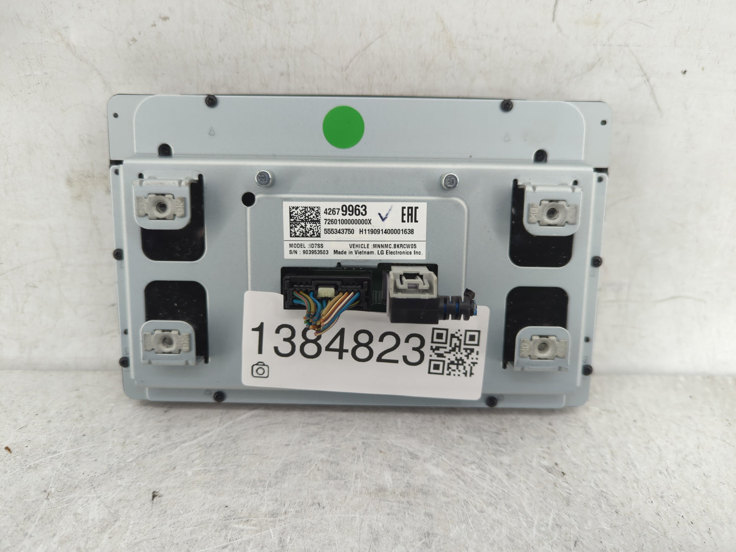 2019-2022 Chevrolet Spark Information Display Screen - Oemusedautoparts1.com