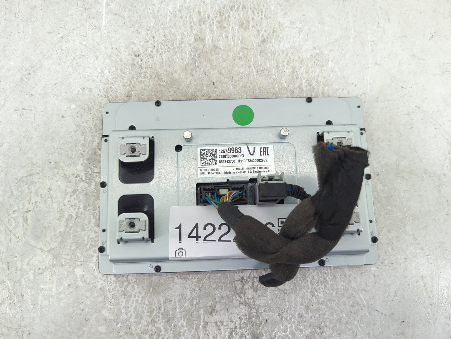 2019-2022 Chevrolet Spark Information Display Screen - Oemusedautoparts1.com