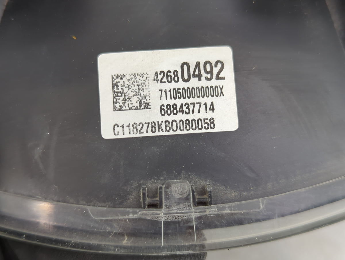 2019-2021 Chevrolet Spark Instrument Cluster Speedometer Gauges P/N:42680492 Miles: Fits Fits 2019 2020 2021 OEM Used Auto P