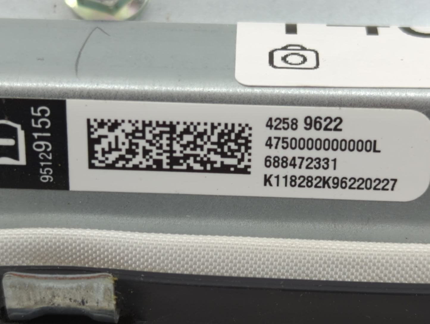 2019 Chevrolet Spark Passenger Curtain Air Bag Oem - Oemusedautoparts1.com
