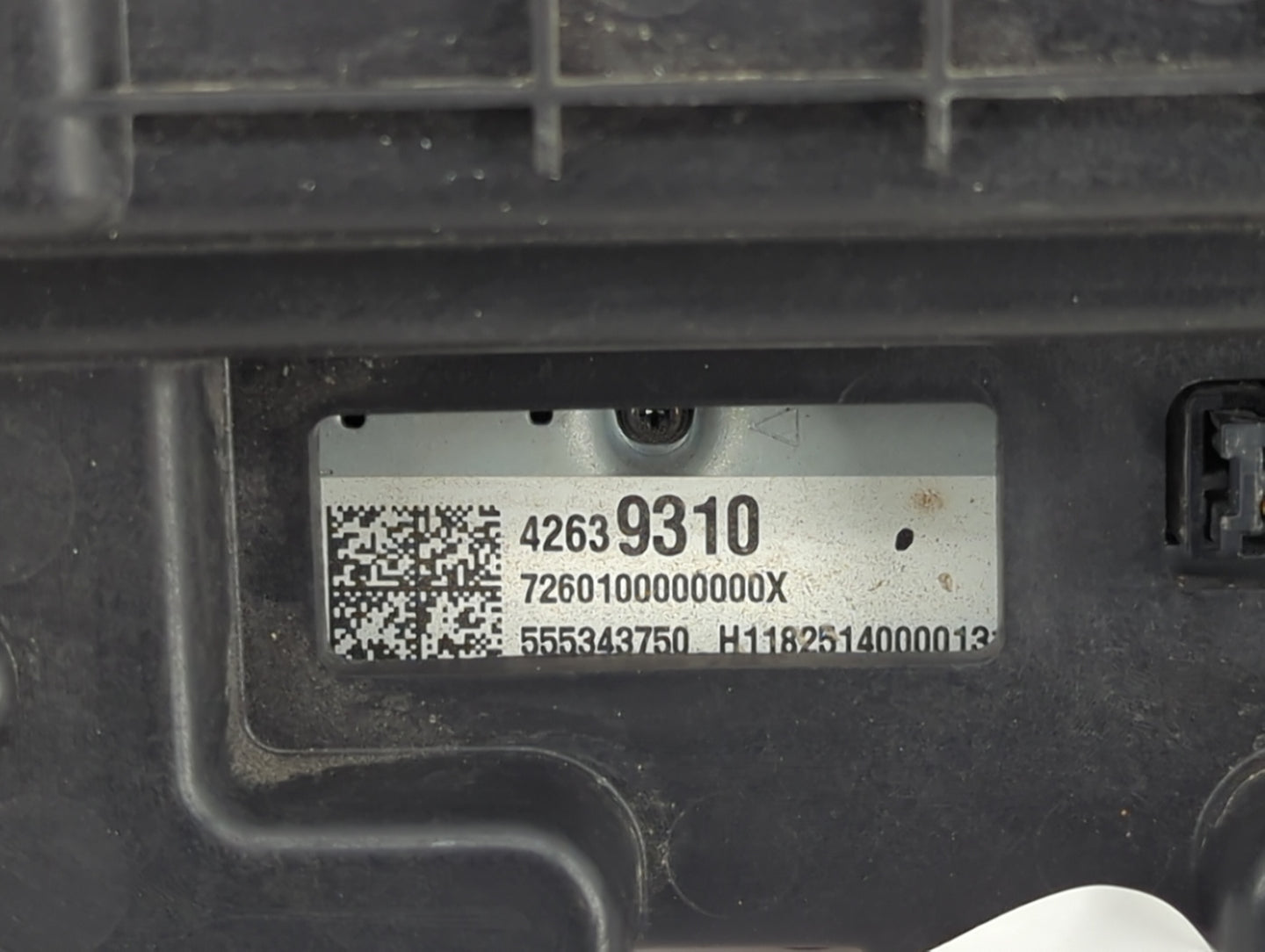 2019 Chevrolet Spark Radio AM FM Cd Player Receiver Replacement P/N:42679963 42639310, ID7SS Fits OEM Used Auto Parts - Oemu