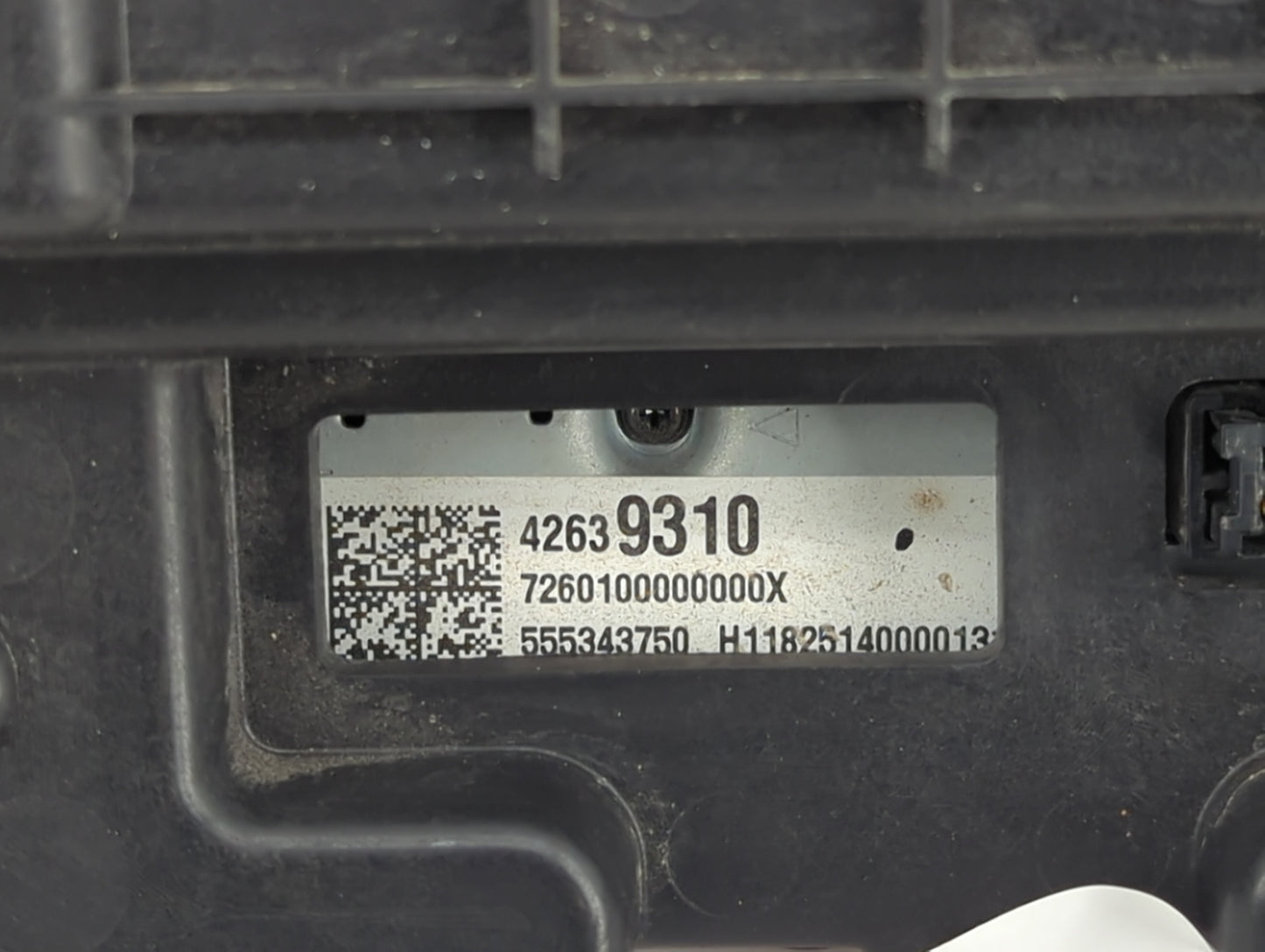 2019 Chevrolet Spark Radio AM FM Cd Player Receiver Replacement P/N:42679963 42639310, ID7SS Fits OEM Used Auto Parts - Oemu