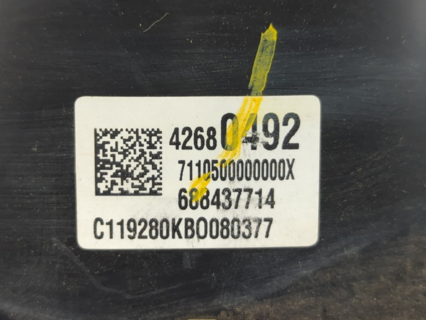 2019-2021 Chevrolet Spark Instrument Cluster Speedometer Gauges P/N:42680492 Fits Fits 2019 2020 2021 OEM Used Auto Parts - 