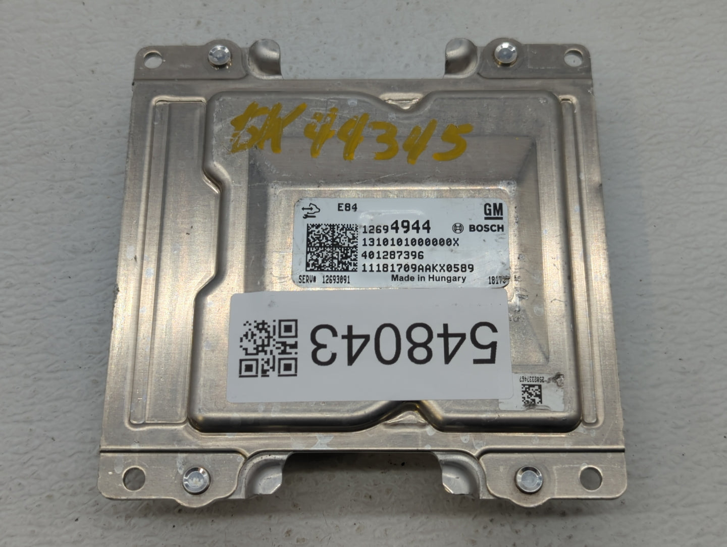 2019-2022 Chevrolet Spark PCM Engine Control Computer ECU ECM PCU OEM P/N:12694944 Fits Fits 2019 2020 2021 2022 OEM Used Au