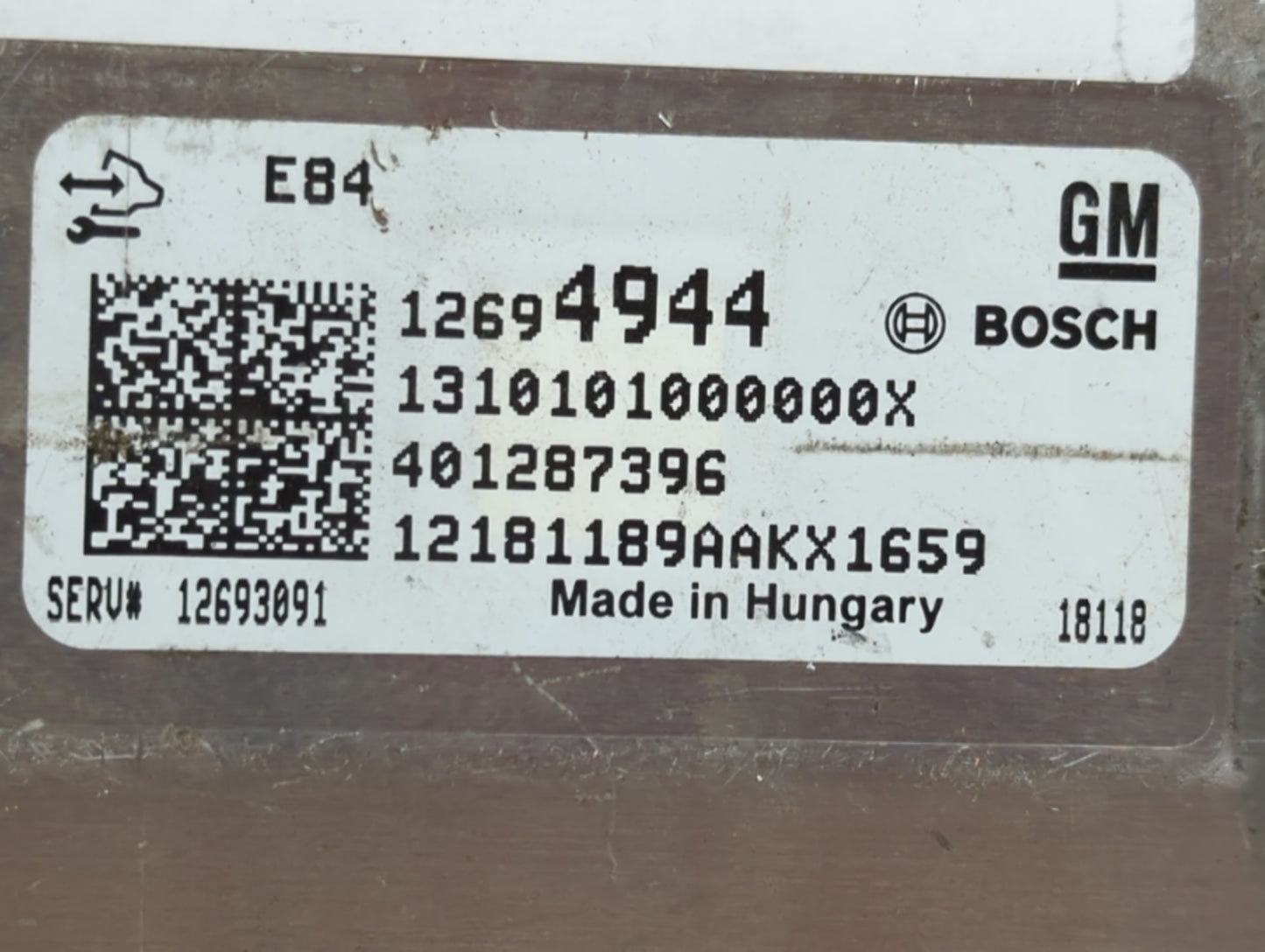 2019-2022 Chevrolet Spark PCM Engine Control Computer ECU ECM PCU OEM P/N:12694944 Fits Fits 2019 2020 2021 2022 OEM Used Au