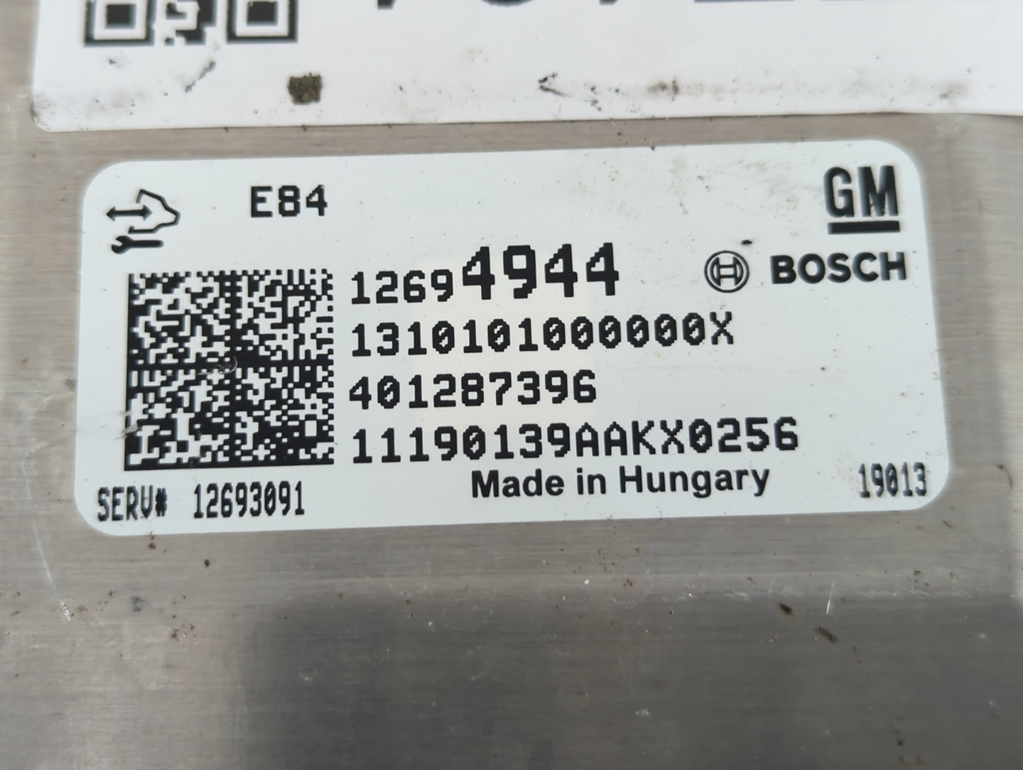 2019-2022 Chevrolet Spark PCM Engine Control Computer ECU ECM PCU OEM P/N:12694944 Fits Fits 2019 2020 2021 2022 OEM Used Au