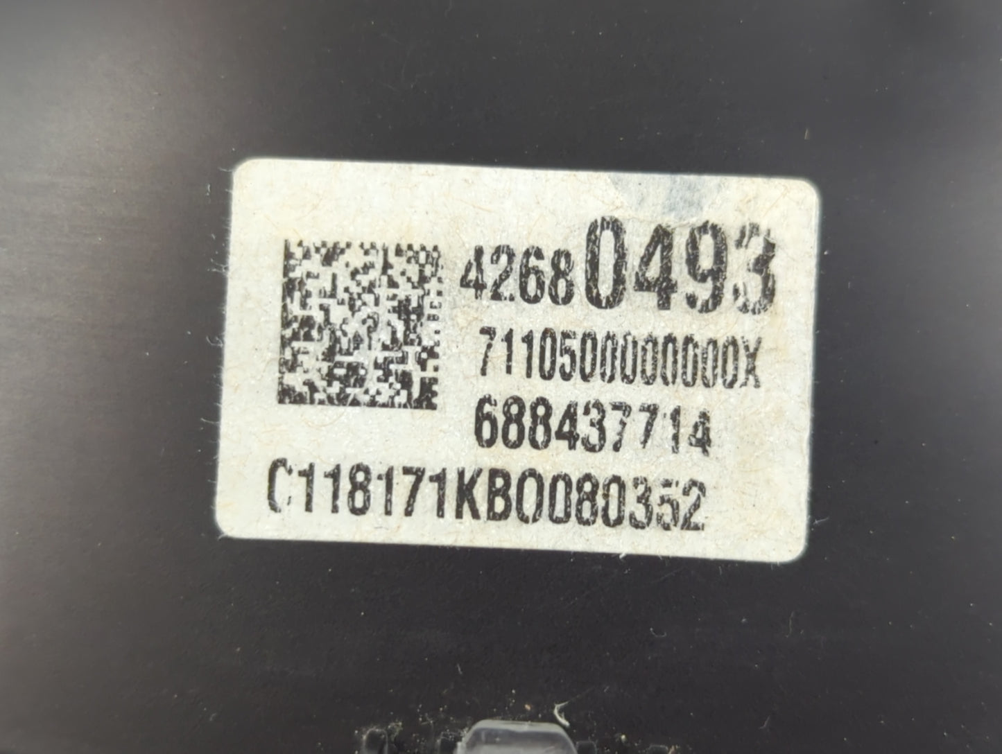 2019-2021 Chevrolet Spark Instrument Cluster Speedometer Gauges P/N:42680493 Fits Fits 2019 2020 2021 OEM Used Auto Parts - 