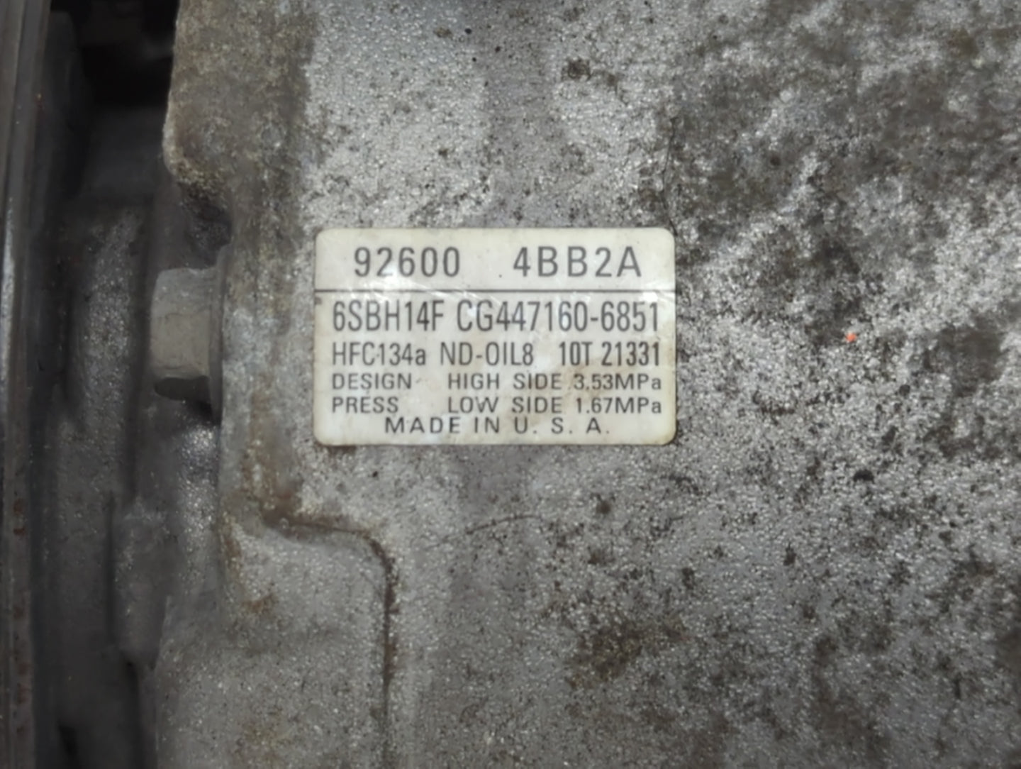 Chevrolet Suburban 1500 Air Conditioning A/c Ac Compressor Oem - Oemusedautoparts1.com
