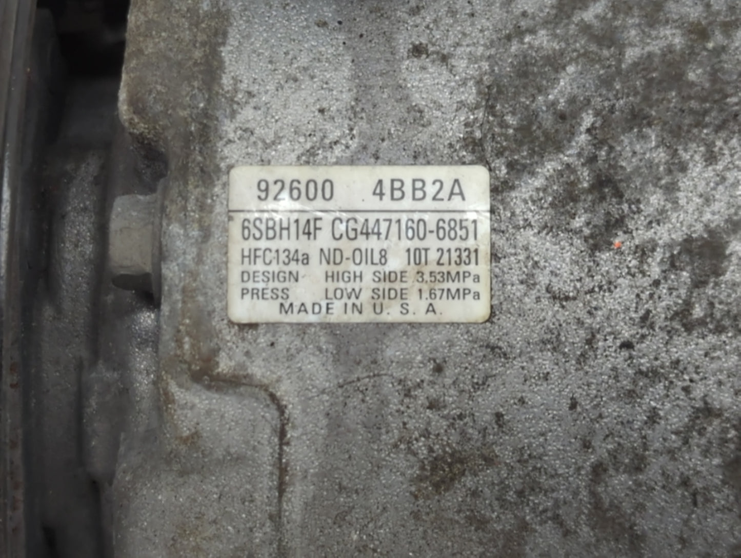 Chevrolet Suburban 1500 Air Conditioning A/c Ac Compressor Oem - Oemusedautoparts1.com