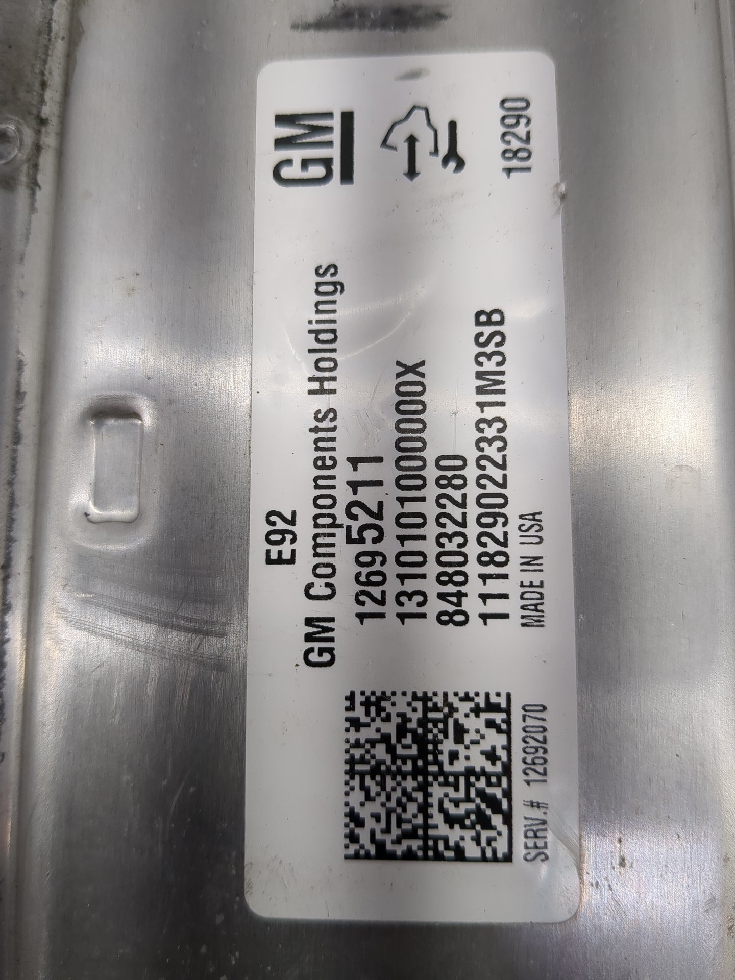 2019-2020 Chevrolet Tahoe PCM Engine Control Computer ECU ECM PCU OEM P/N:12695211 Fits Fits 2018 2019 2020 2021 OEM Used Au