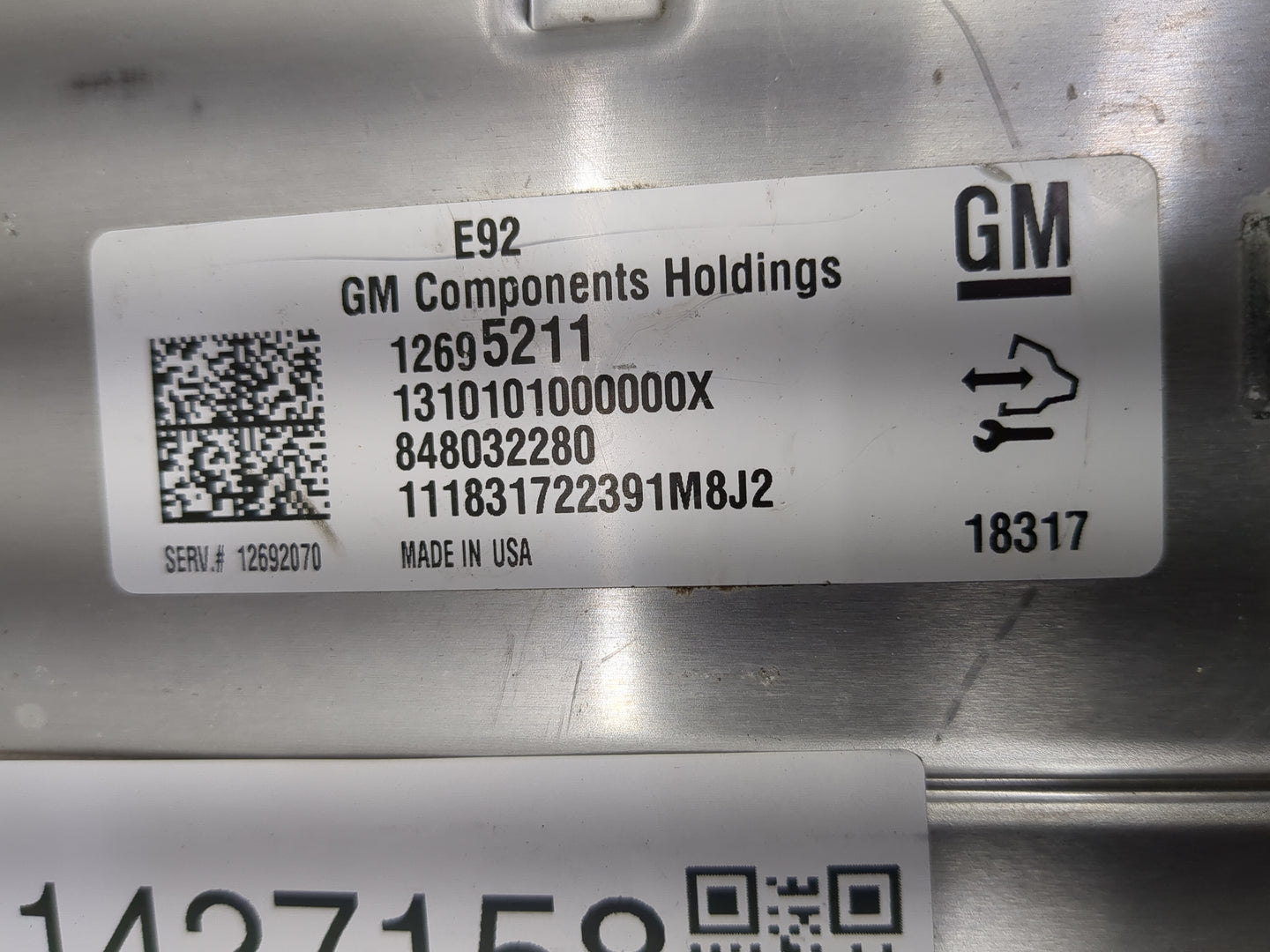 2019-2020 Chevrolet Tahoe PCM Engine Control Computer ECU ECM PCU OEM P/N:12695211 12692070 Fits Fits 2018 2019 2020 2021 OE