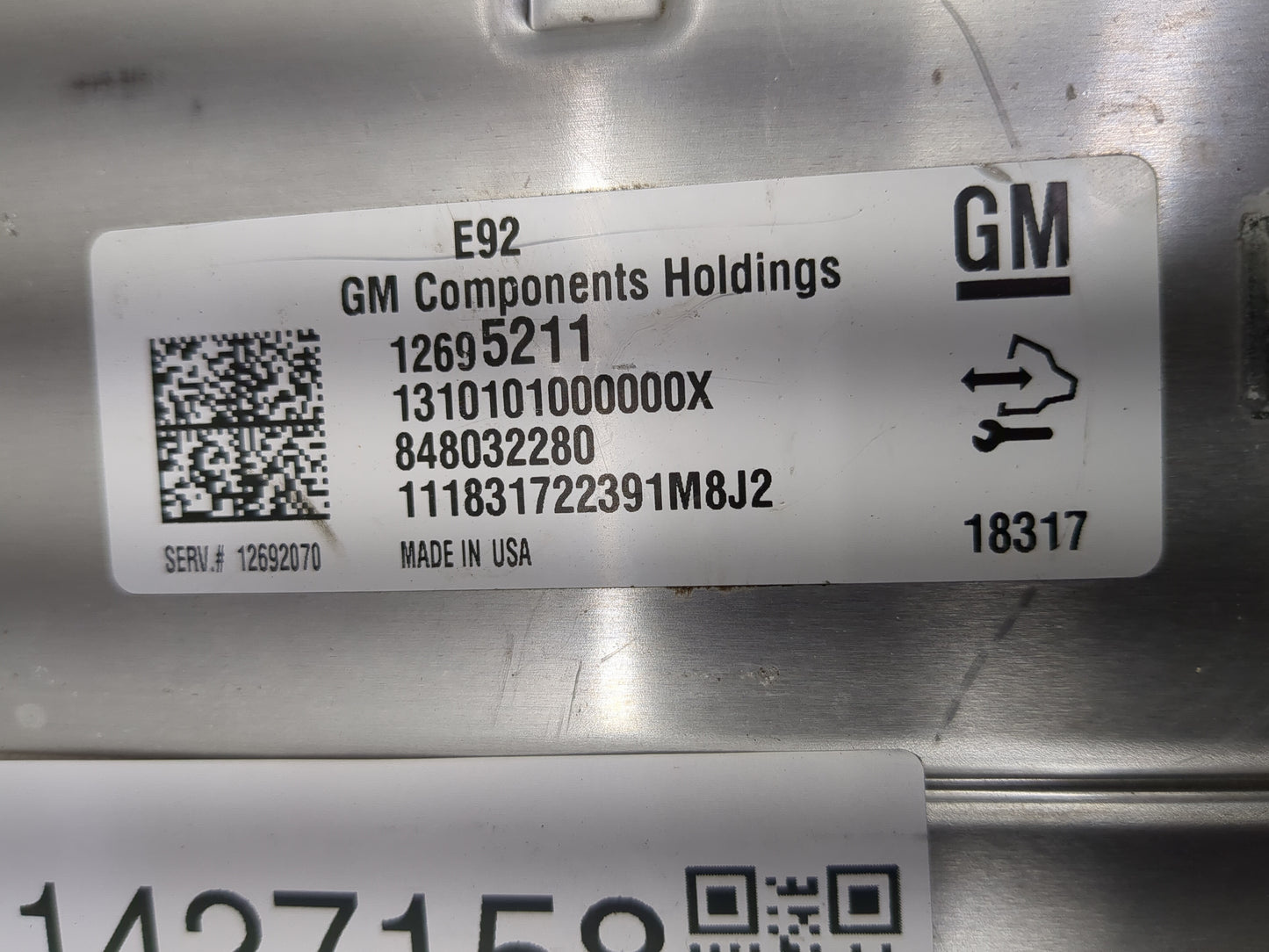 2019-2020 Chevrolet Tahoe PCM Engine Control Computer ECU ECM PCU OEM P/N:12695211 12692070 Fits Fits 2018 2019 2020 2021 OE